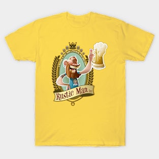 Rustic man beer T-Shirt